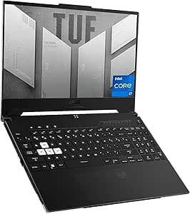 ASUS TUF Dash 15 FX517ZM (Intel Core i7-12650H, NVIDIA RTX 3060, 16 Go, 512 Go SSD, Windows 11)